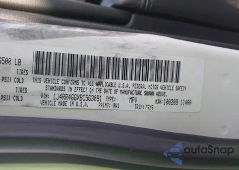 2011 Jeep Grand Cherokee Laredo from USA, damaged, VIN 1J4RR4GGXBC563091